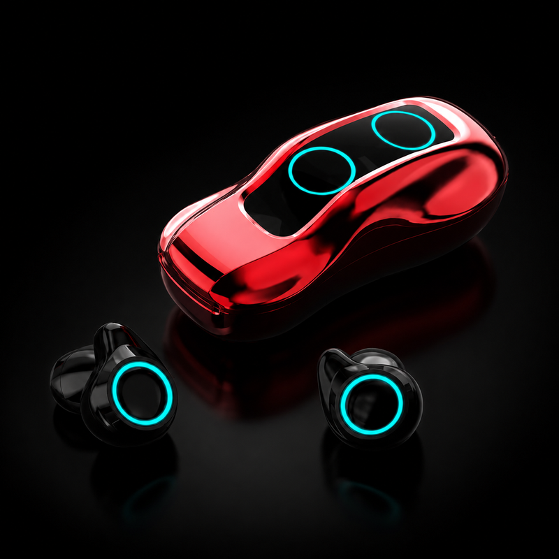 Bluetooth Headset Electroplating Car Styling 5.0